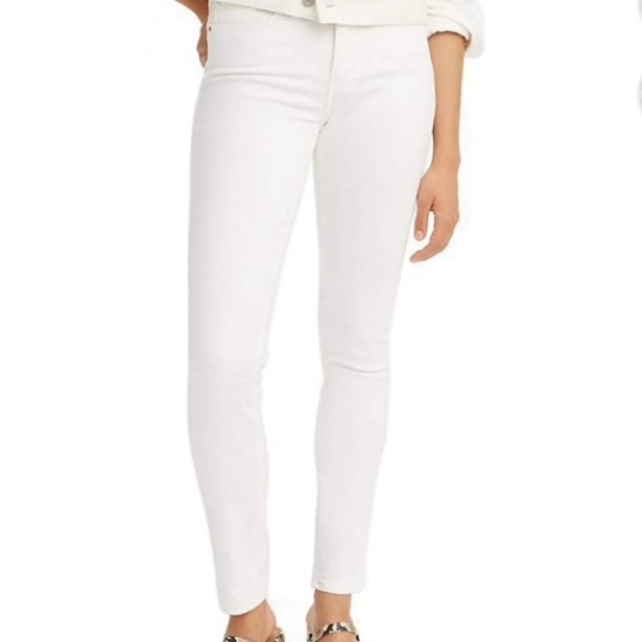 Levi's Denim - LEVIS STRAUSS Womens 311 Shaping Skinny Jeans 24W WHITE Denim Stretch AUTHENTIC